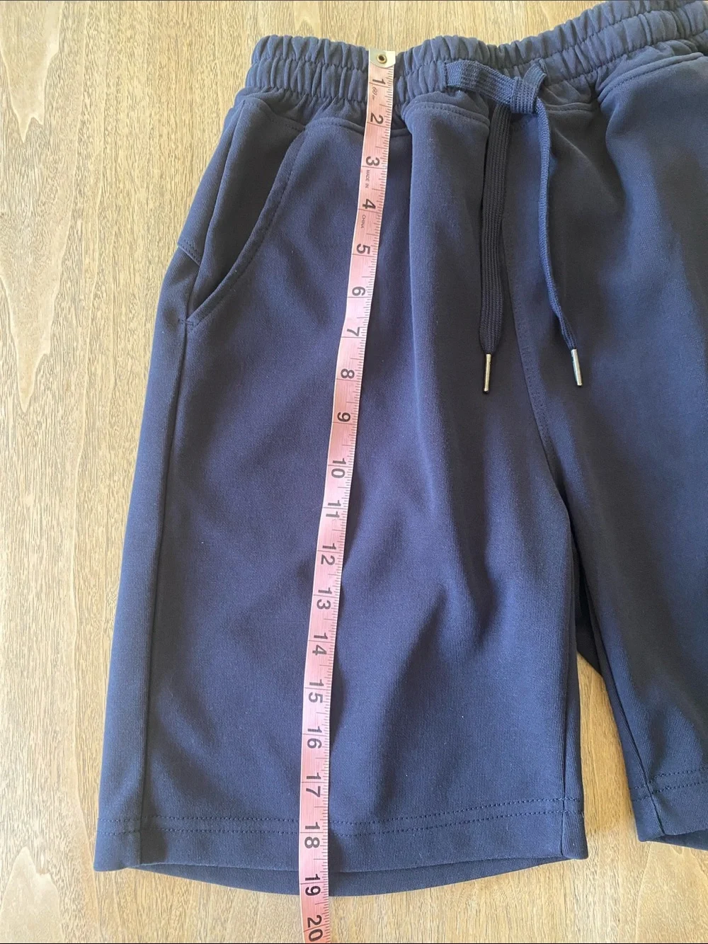 Boy’s Ralph Lauren Navy Athletic Drawstring Shorts with White Polo